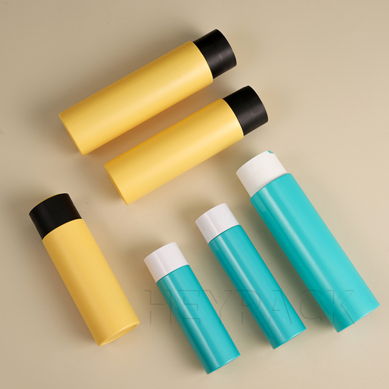 Botella de champú PET con tapa de disco grande 200 ml 400 ml