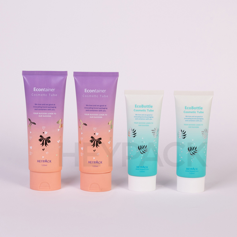 50ml 100ml skincare cream flip cap ovla plastic tube packaging custom design 