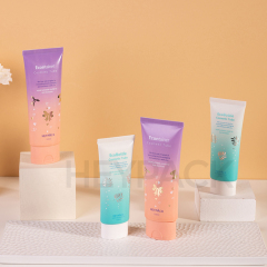 50ml 100ml skincare cream flip cap ovla plastic tube packaging custom design 