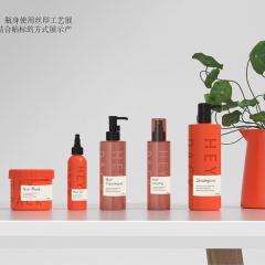custom made hair oil, hair wash care packaging bottle series 