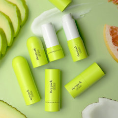 customized color all plastic matetial lipstick tube packaging