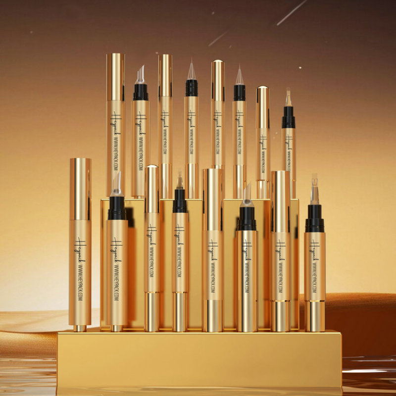 2ml 4ml silver gold beauty serum packaging pen tube
