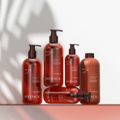 300ml 500ml 750ml 1000ml HDPE shower gel bottle packaging