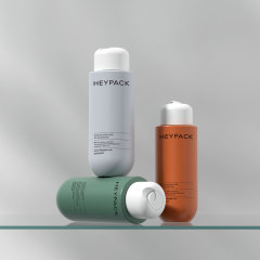 80ml 120ml 300ml 400ml body care lotion push cap bottle packaging
