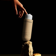 80ml 120ml 300ml 400ml body care lotion push cap bottle packaging