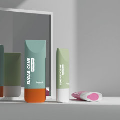 60ml 100ml flat shape body lotion bottle packaging