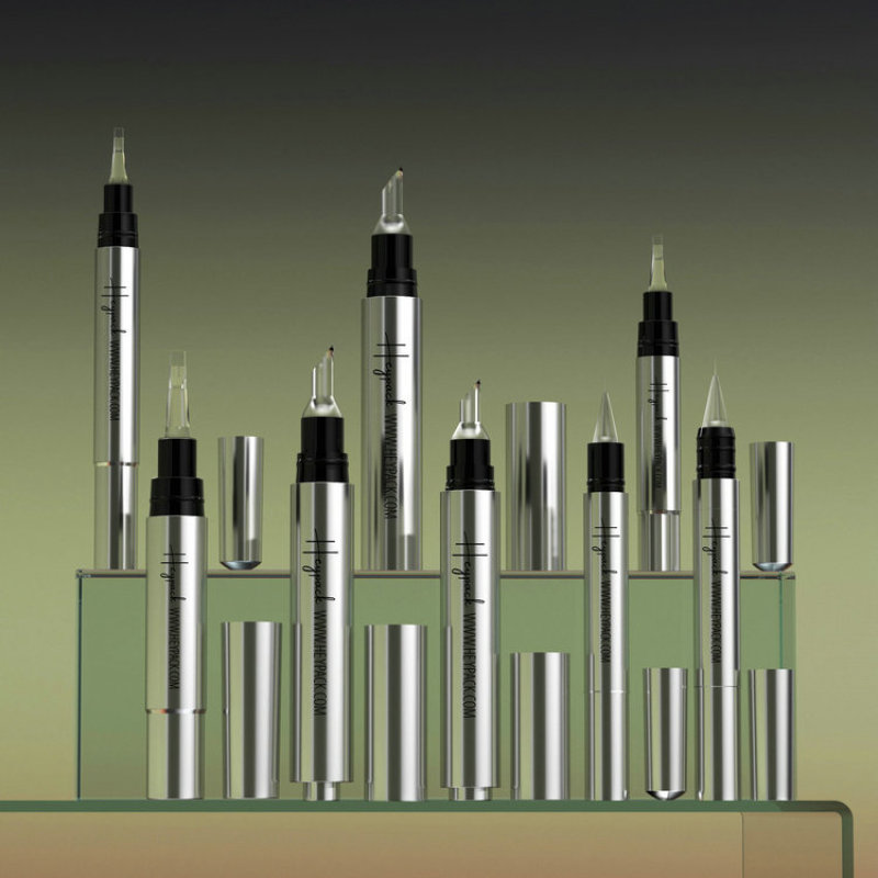 2ml 4ml silver gold beauty serum packaging pen tube