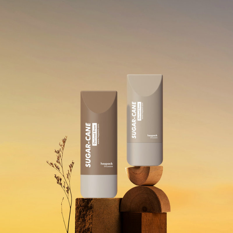 60ml 100ml flat shape body lotion bottle packaging