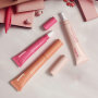 D16mm plastic PE lip gloss tube 5ml wtih silver cap