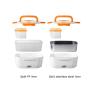 110V& 220V Plug 12V 40W Car Home Office Portable Food Heater Stainless Steel Container Electric Lunch Box