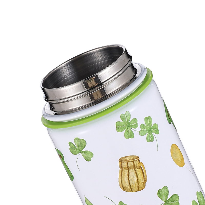 ODM/OEM Multi Functional Plastic Lid Double Wall 304 Stainless Steel Vaccum Insulated Wide Mouth Bottle