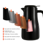 Portable Camping Customization Hot Water Temperature Display Grip Electric 304 Stainless Steel Water Jug Kettle for Coffee Tea