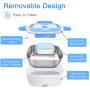 110V/12V Removable Stainless Steel Portable Food Warmer 1.5L, Portable Food Heater 2 in 1 Electronic lunch box for Car and Work