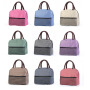 600d polyester shoulder bodybuilding black box lunch bag customized logo printed cooler bag