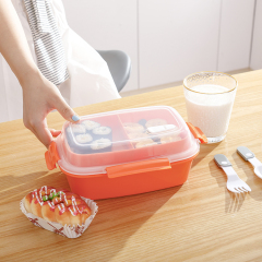 New year microwave lunch box bento for kid school office portable waterproof 4 compartment bento plastic Food container New year microwave lunch box bento for kid school office portable waterproof 4 compartment bento plastic Food container