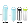 Leak Proof 32oz 40oz Double Wall Insulated Stainless Steel Thermo Vaccum Flask Sports Custom Logo Water Bottle with Handle Lids