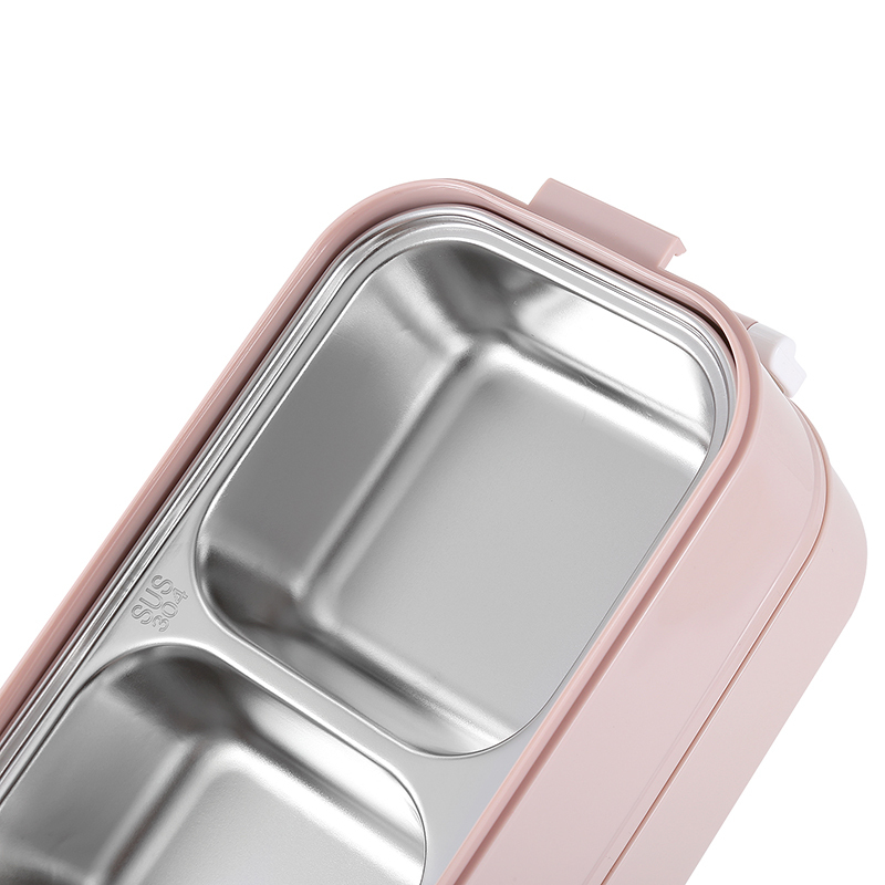 BPA Free Custom Logo 1600ML Bento Box 2 Layer Stackable Lunch Bento Box KOREAN Storage Boxes & Bins Eco-friendly Square Glossy