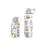 Cartoon Insulated Stainless Steel Reusable Tumbler for Toddlers  Girls Boys Kids Water Bottle with Handle Lid