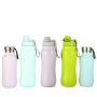 Portable OEM Printing Custom Double Wall Stainless Steel Vaccum Flasks Spout Thermos Insulated Sport Water Bottles with Chug Lid