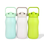 Portable OEM Printing Custom Double Wall Stainless Steel Vaccum Flasks Spout Thermos Insulated Sport Water Bottles with Chug Lid