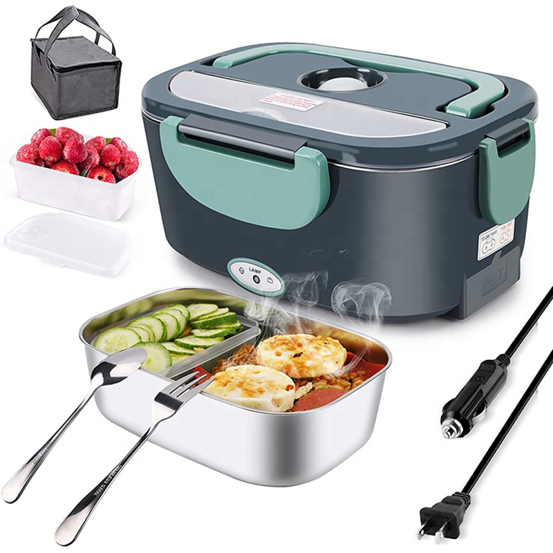 Electric 24 V Lunch Box Food Warmer Heater Container Portable Hot Meal  truck car