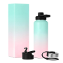 22oz 24oz 32oz 40oz Wide Mouth Potable BPA Free Leak Proof Vacuum Double Wall Thermos Metal Stainless Steel Water Bottle