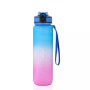 OEM/ODM 32oz Motivational Fitness Sports Tritan SK Water Bottle with Time Marker & Flip Top