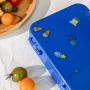 Blue Food-Safe Materials Microwave Dishwasher Safe Leak-Proof 5 Compartment Kids Lunch Bento Box