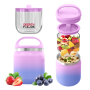 Round Shape Lunch Box Insulation 304 Stainless Steel Bento Box Thickened Lunch Box Suitable For Students Customizable Logo