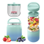 Round Shape Lunch Box Insulation 304 Stainless Steel Bento Box Thickened Lunch Box Suitable For Students Customizable Logo