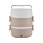 Portable Food Containers Heated Electric Steamer Lunch Box with Airtight Lid