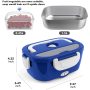 Top Seller Wholesaler Portable Food Heater Usb Hot Blue Lunch Box Warmer with Insulation Bag
