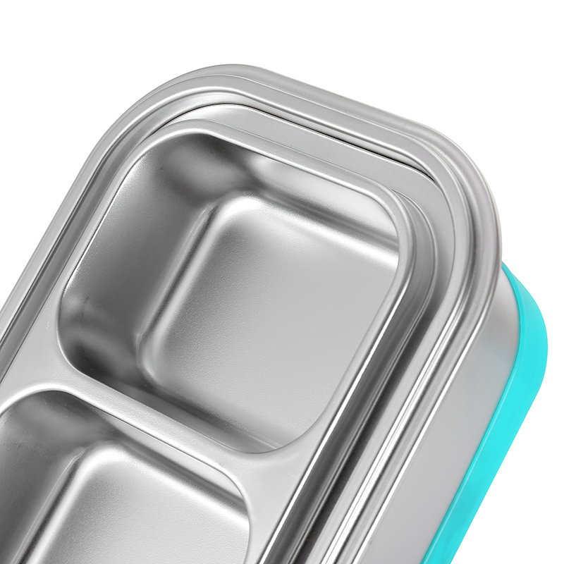 High Quality Korea Stack Stainless Steel  Keep Warm Lunch Bento Box With 2 layers