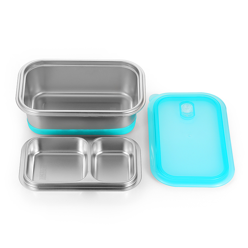High Quality Korea Stack Stainless Steel  Keep Warm Lunch Bento Box With 2 layers