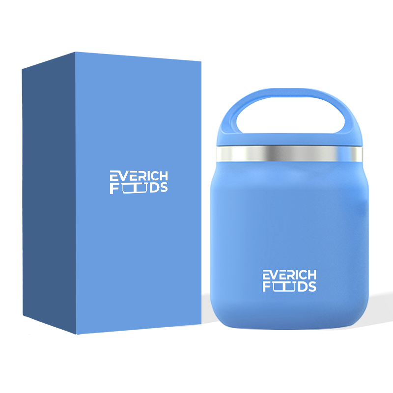 2 in 1Thermal Lunch Box 304 Stainless Steel Food Container For Kids School Vacuum Insulation Bento Lunch Box with  Nesting Bowls