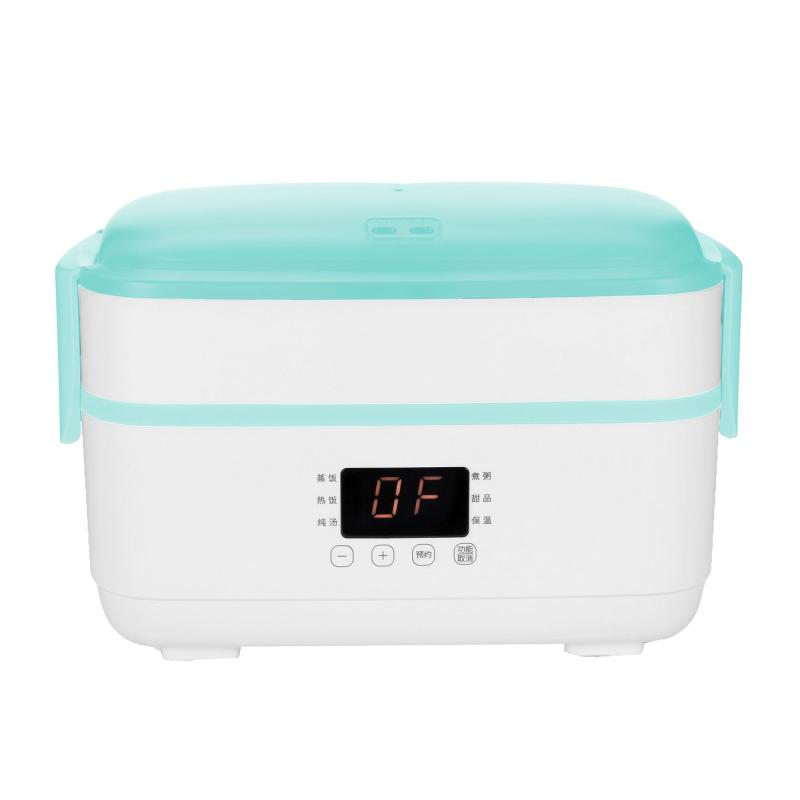Hot Selling Sky Blue Plastic Lunch Box Container Portable Electric Lunch Box Food