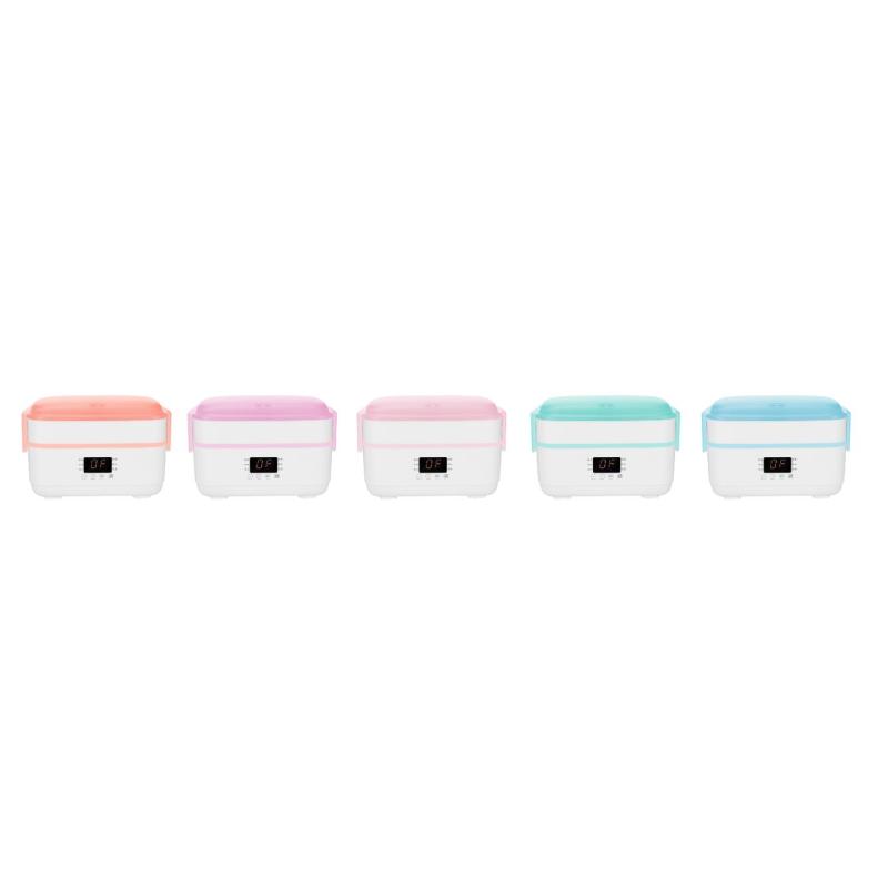 Hot Selling Sky Blue Plastic Lunch Box Container Portable Electric Lunch Box Food