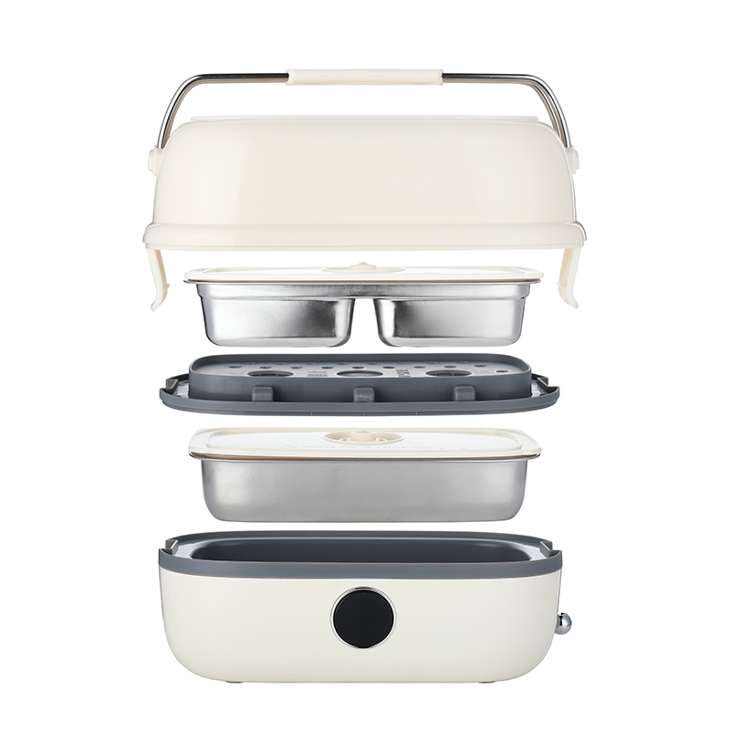 110V 220V Portable Food Warmer Food Heater with Removable Stainless Steel Container Electric Cookin Lunch Box for Home