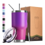 30oz Double Wall Stainless Steel Tumbler  With Straw for wine
