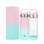OEM Color Printing Portable Wide Mouth 18oz Double Wall Stainless Steel Thermos Vacuum Flasks Insulated Sports Water Bottles