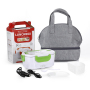 Electric Lunch Box Heating Warmer Food Container Outdoor Travel Office Portable Bag Car Bento Box with Cooler Bag