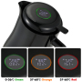 Custom Logo 950ml Tank Copper Plating Smart Temperature Display Thermos Flasks Stainless Steel Electric Coffee Tea Water Kettle