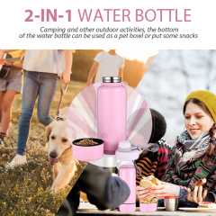 Camping Large Capacity 32oz Double Wall Stainless Steel Directly Drinking Insulated Sport Water Bottle with Chug Lid Storage box