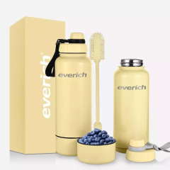Camping Large Capacity 32oz Double Wall Stainless Steel Directly Drinking Insulated Sport Water Bottle with Chug Lid Storage box Camping Large Capacity 32oz Double Wall Stainless Steel Directly Drinking Insulated Sport Water Bottle with Chug Lid Storage box