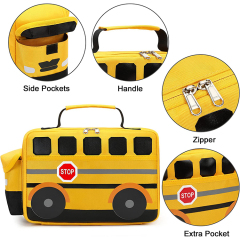 2023 ODM New design Cute kids bento lunch box Food jar with water bottle and lunch bag sets bpa free eco-friendly lunch box kids