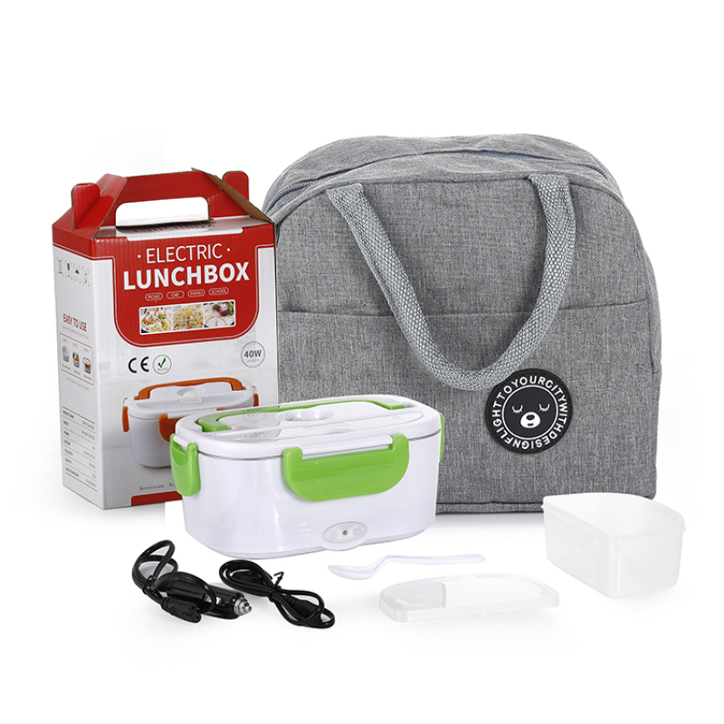 Electric Lunch Box Food Warmer 2-In-1 Portable Food self heating Lunch Box for Car, Home & Office with bag