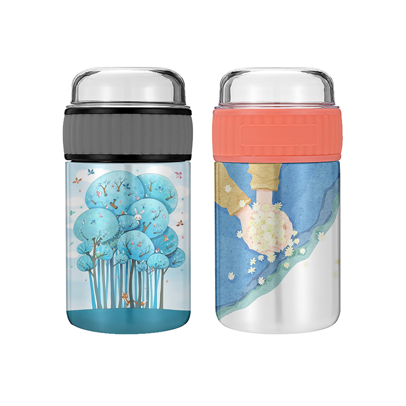 Keep Warm and Cold Vacuum Insulated Food Jar Thermal Wholesaler Stainless Steel Vacuum Flasks Straight Cup