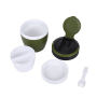 wholesale kitchen storage jars pp custom logo color lunch box container for  kids storage bottles & jars with spoon fork