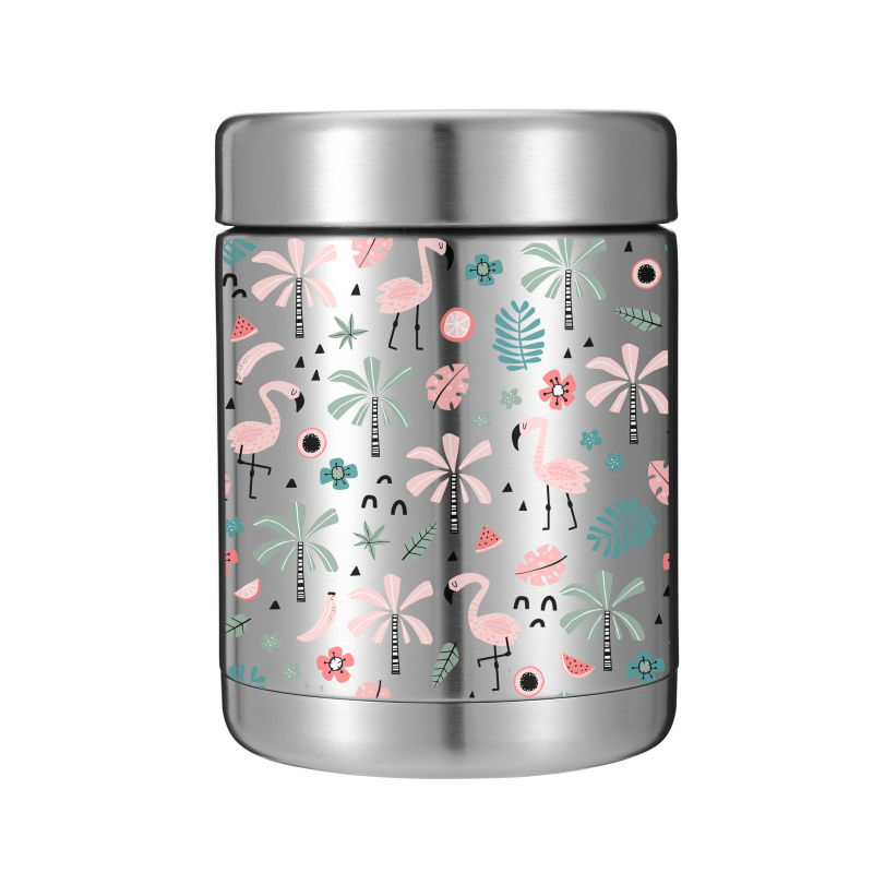 Leak-proof powder coating Portable Food Jar Double Wall Stainless Steel Vacuum Insulated Food Thermal Container Flask