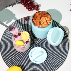 2023 New 600ML Stainless Steel Lunch Box Food Thermal Jar Insulated Soup Thermos Containers lunch box With Spoon
